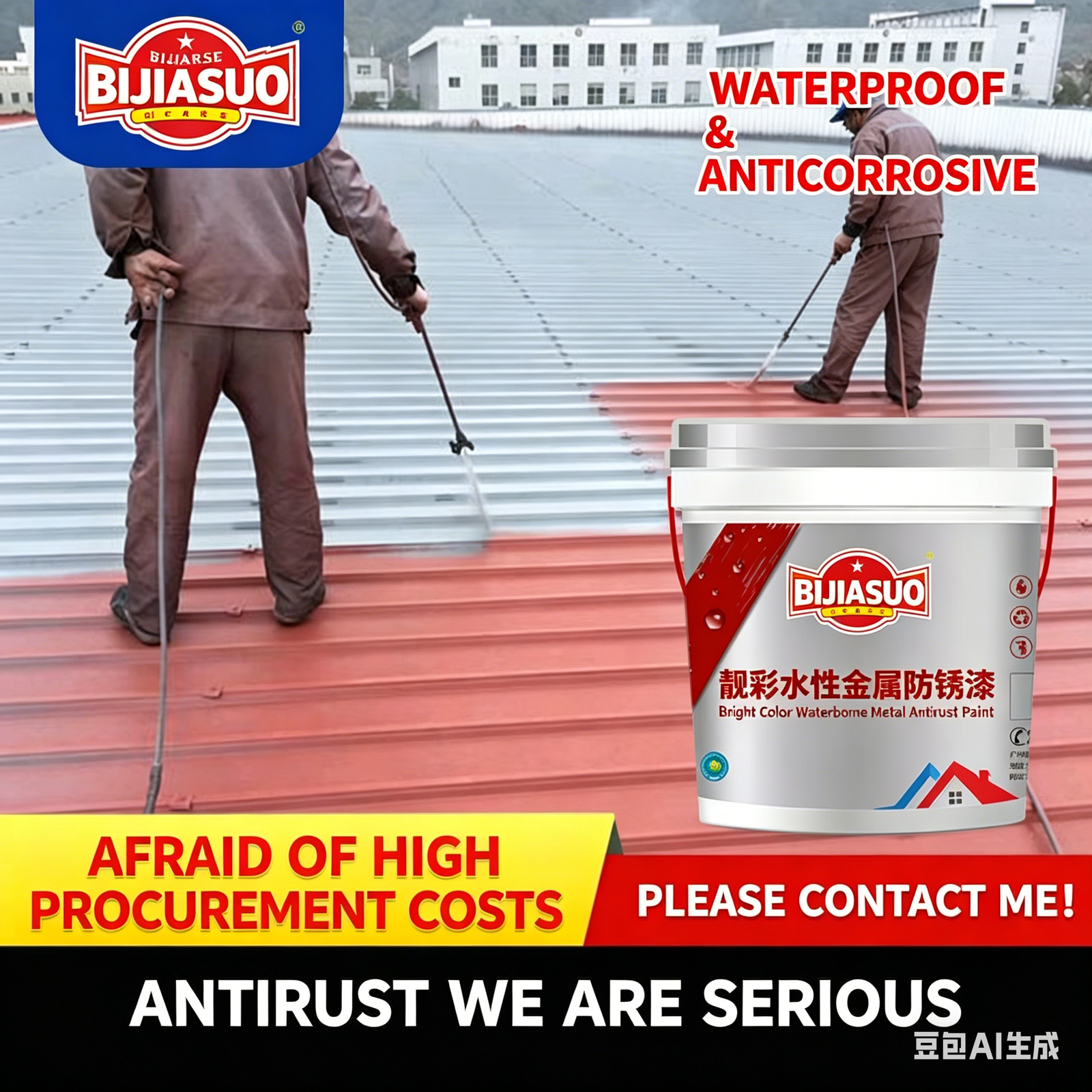 2026 New Model: Advanced Material, Bright-Finish, Water-Based Anti-Rust Metal Paint for Architectural and Rust-Removal Applications - 图片 3
