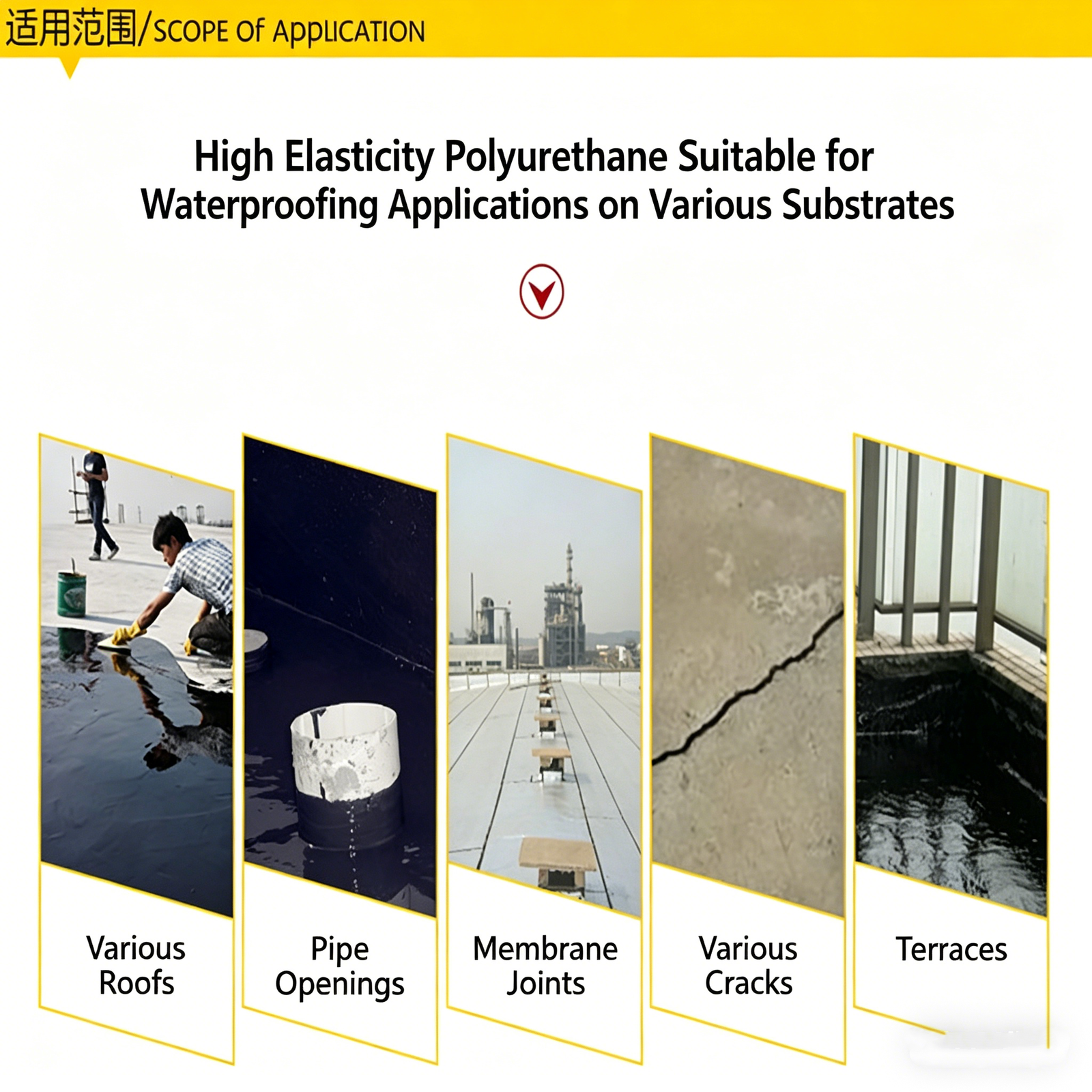 911 Polyurethane Waterproof Coating - 图片 5