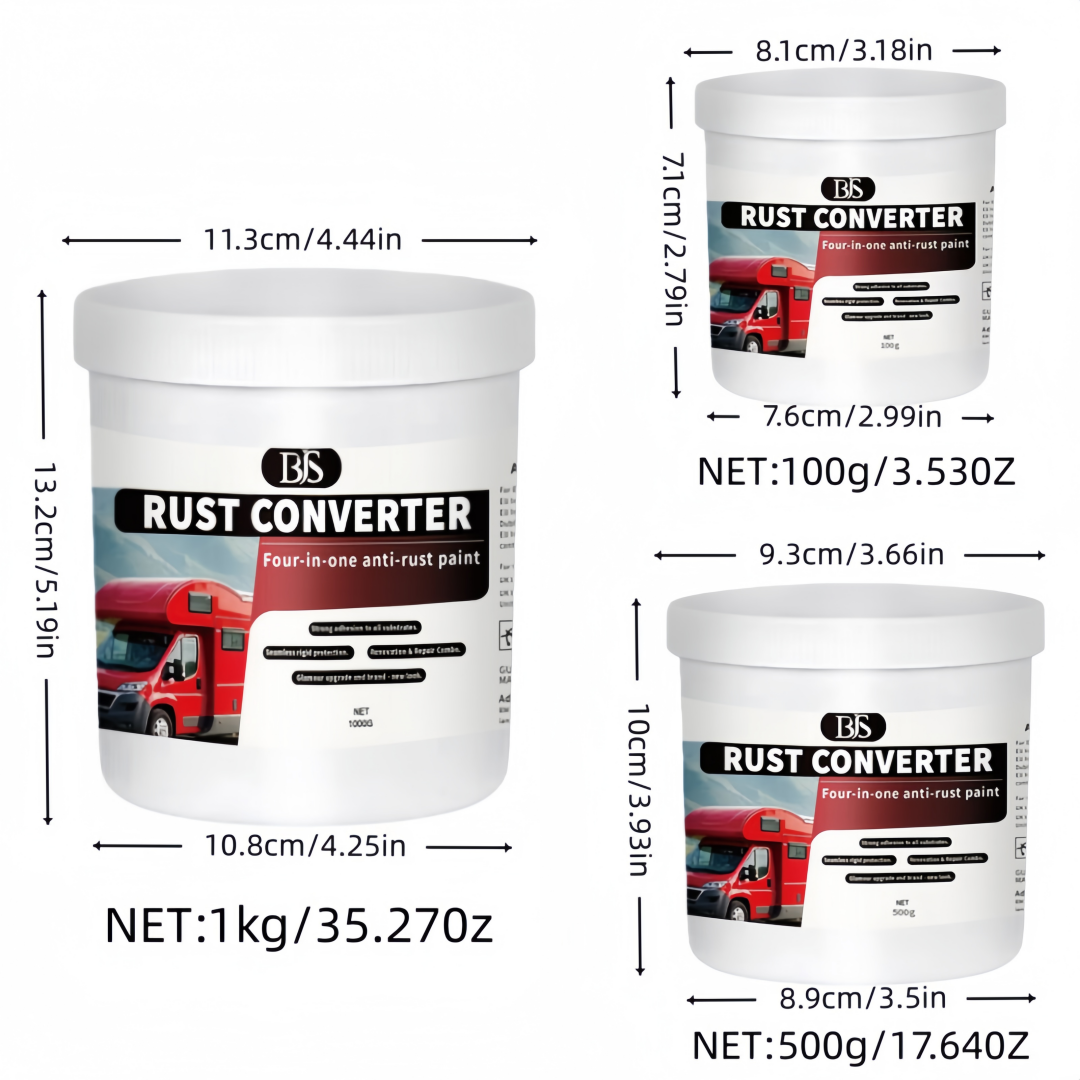 Automotive Rust Converter Primer & Color-Changing Anti-Rust Paint