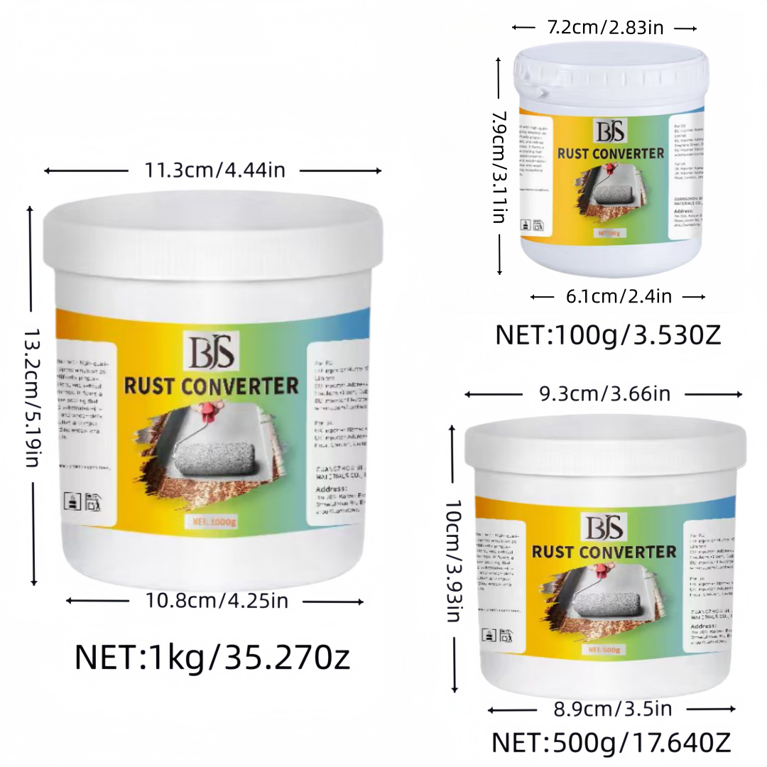 Rust-Converting Primer, Color-Changing Anti-Rust Paint