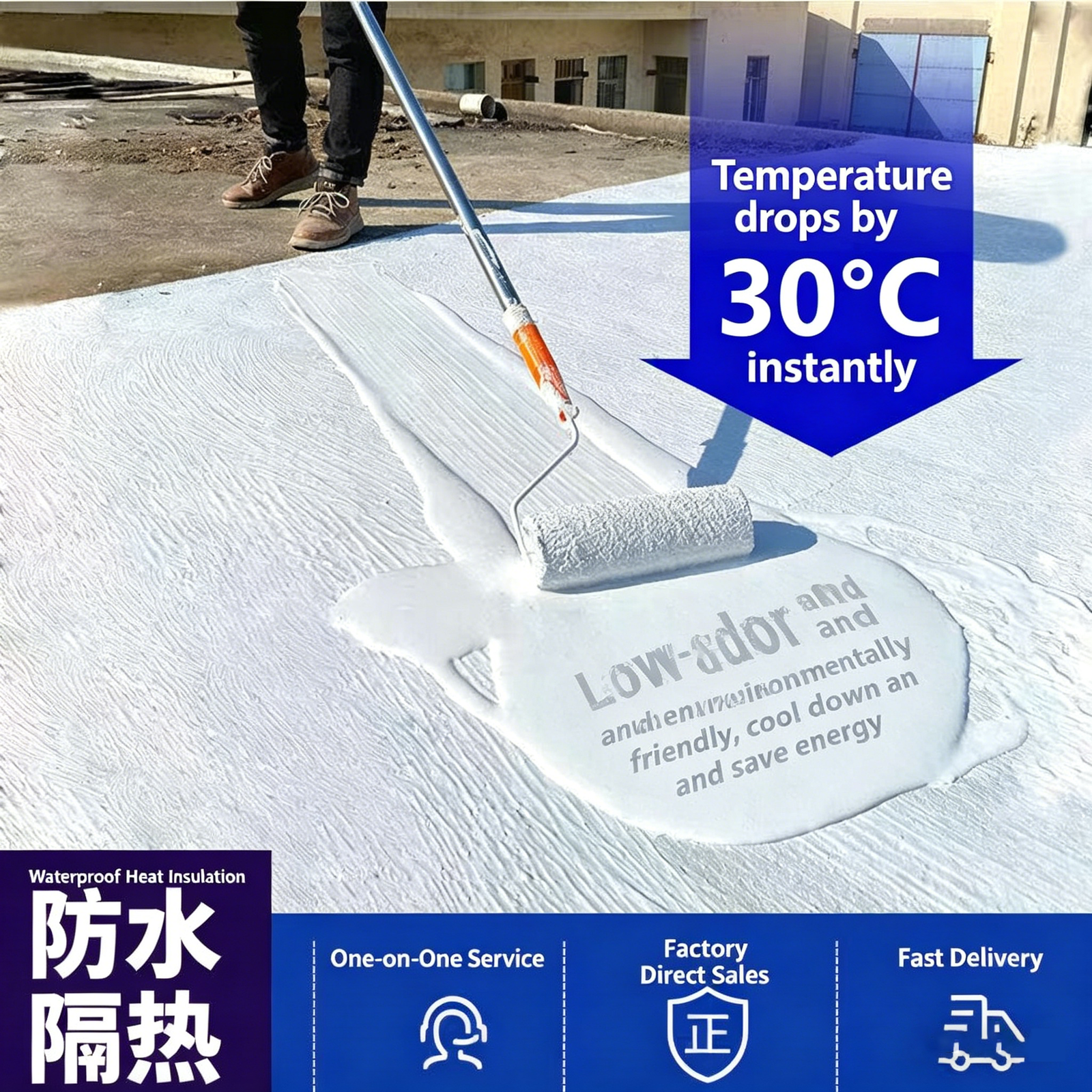Reflective Thermal Insulating Waterproof Coating - 图片 3