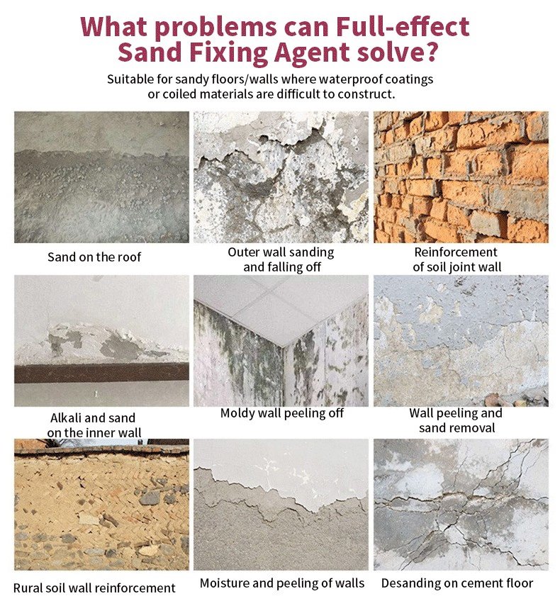 BJS-115 Mortar Stabilizer for Strength & Hardness Improvement of Loose Cement Mortar Substrates - 图片 5