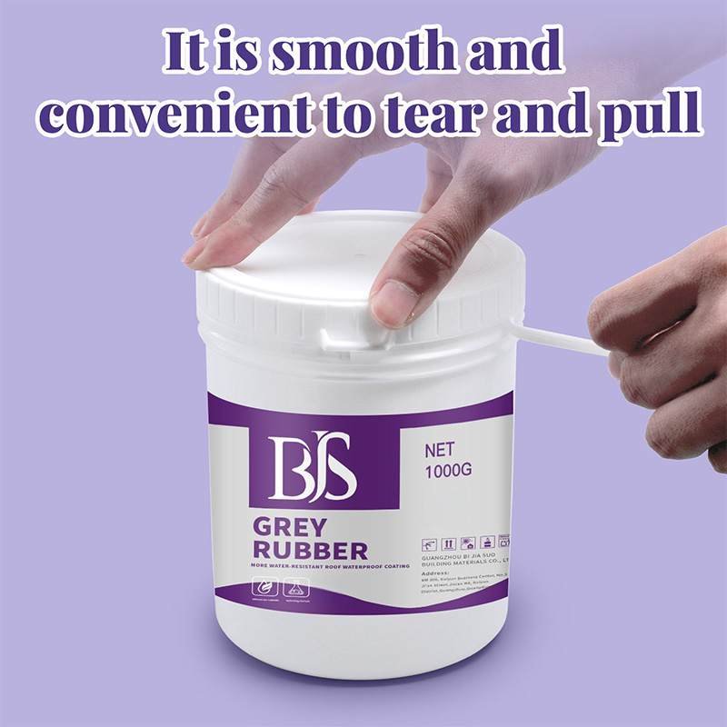 Gray Heat-Resistant Silicone Rubber Waterproof Coating for Building Walls & Roofs - 图片 2