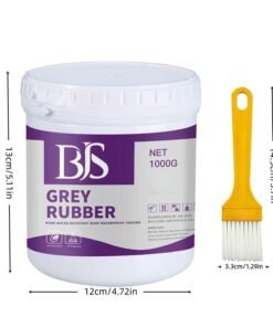 Gray Heat-Resistant Silicone Rubber Waterproof Coating for Building Walls & Roofs
