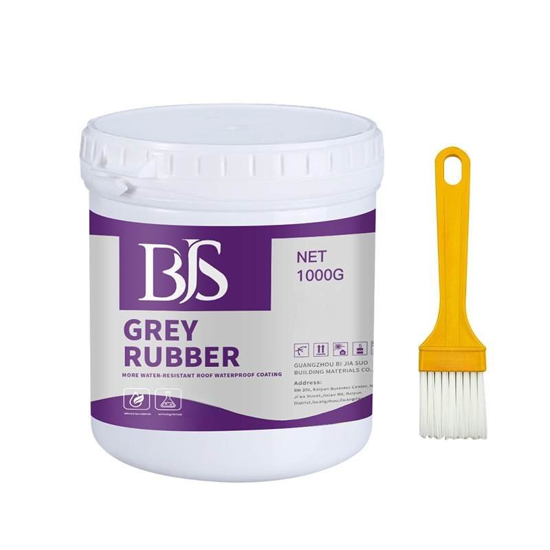 Gray Heat-Resistant Silicone Rubber Waterproof Coating for Building Walls & Roofs - 图片 4